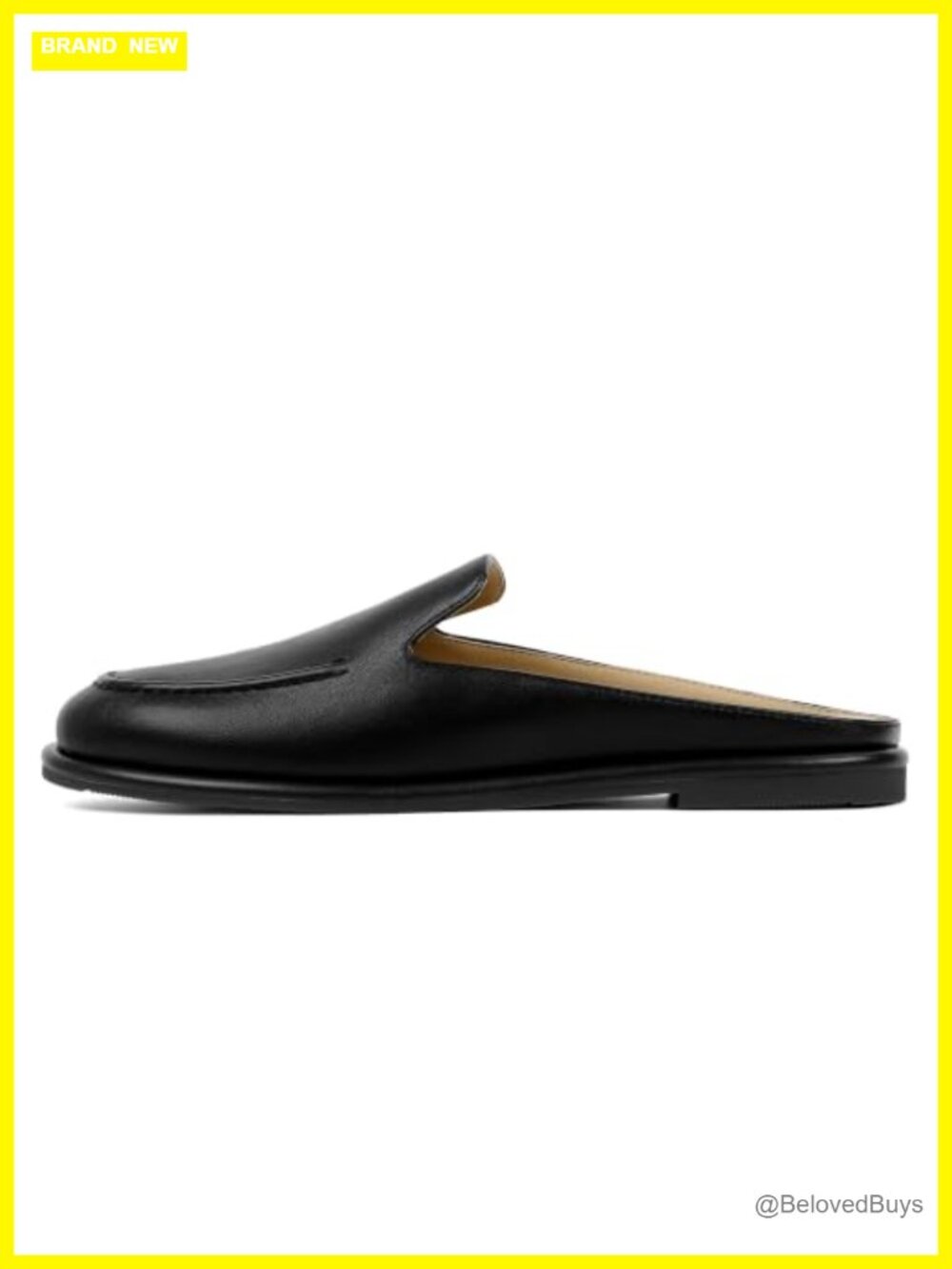 Faux Leather Slip On Flat Mules Low Heel Loafers Women Casual Everyday